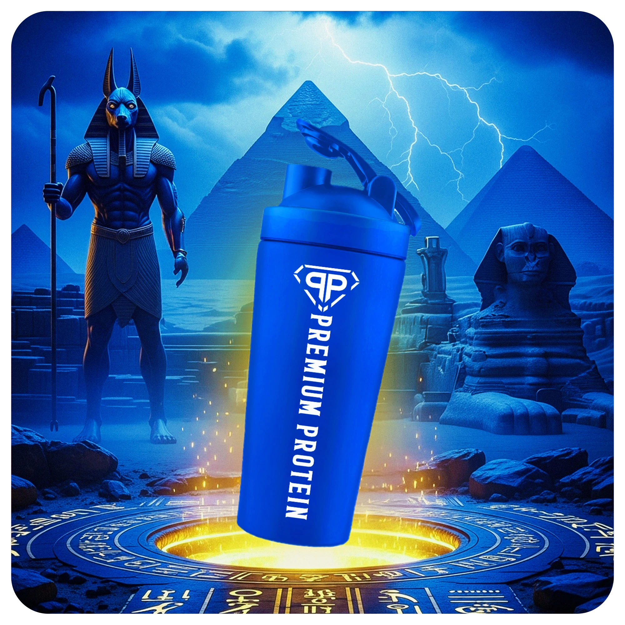 Classic Shaker Bottle (Blue Edition)