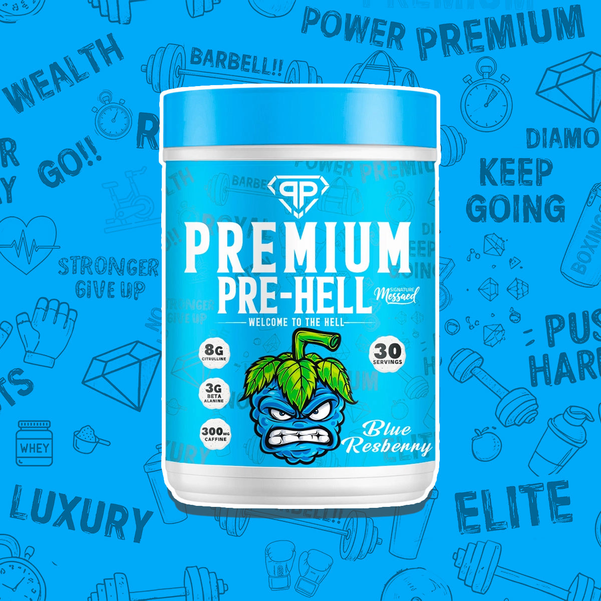 Pre-hell Blue Raspberry