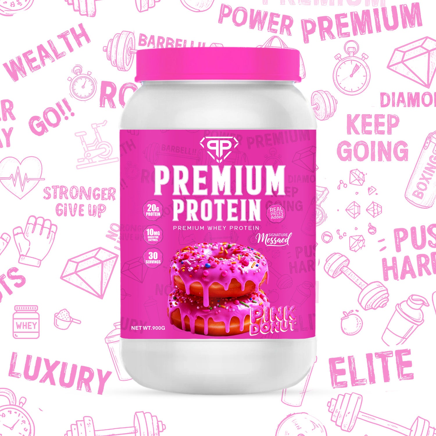 Premium Protein – Pink Donut Edition