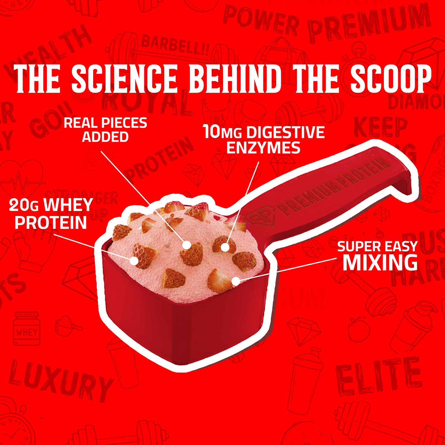 Premium Protein – Strawberry Chunks Edition