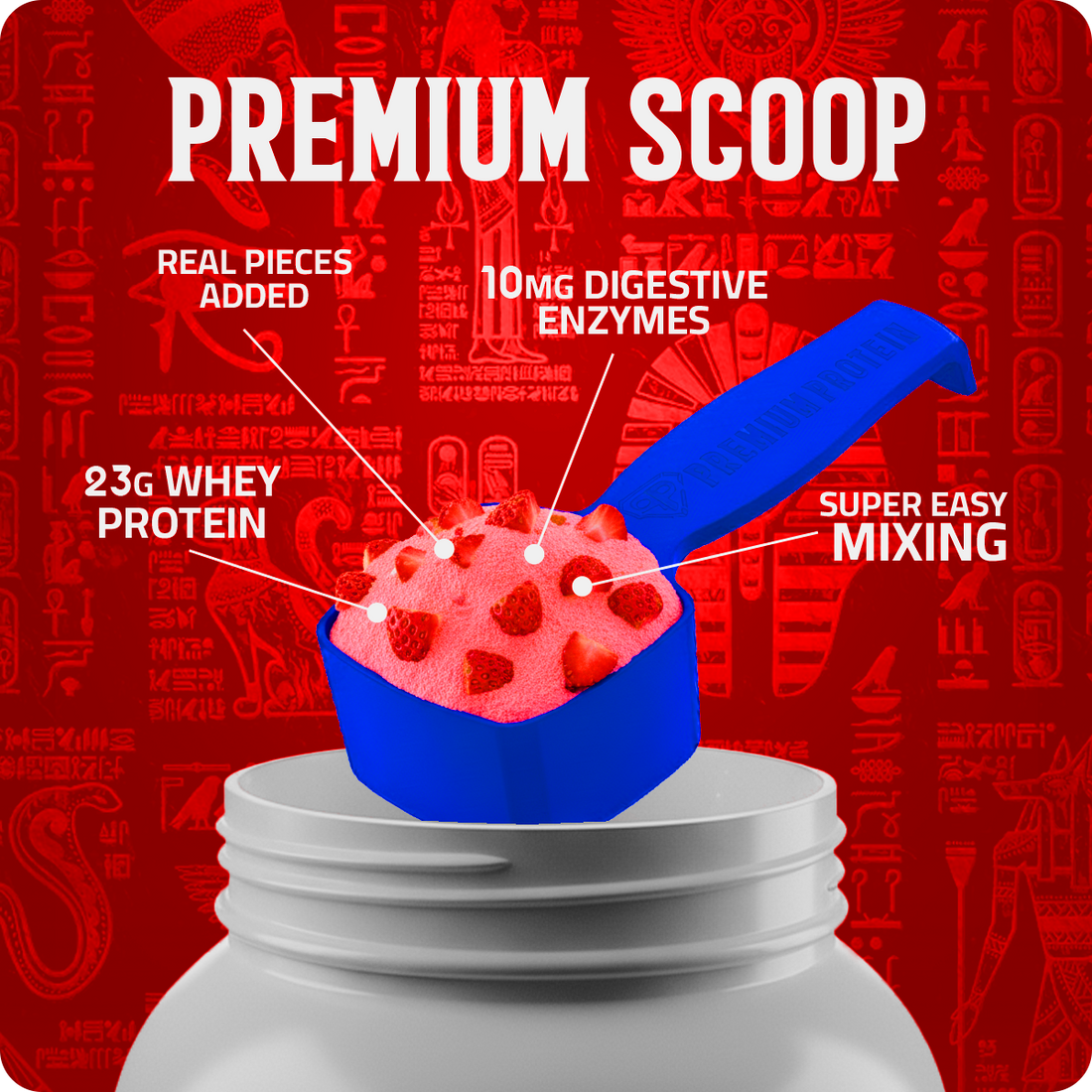 Premium Protein – Strawberry Chunks Edition