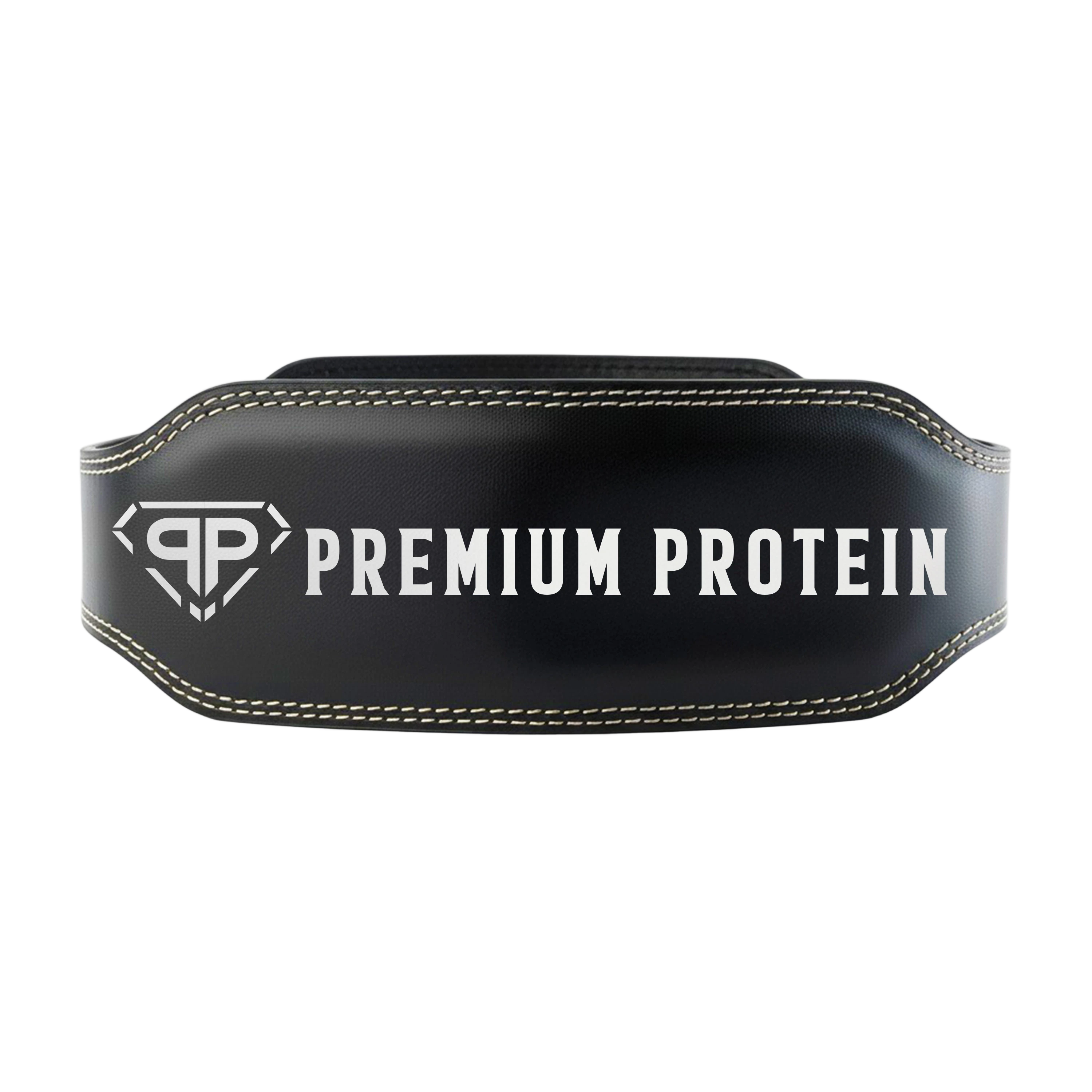 Leather Weightlifting Belt (Black Edition)