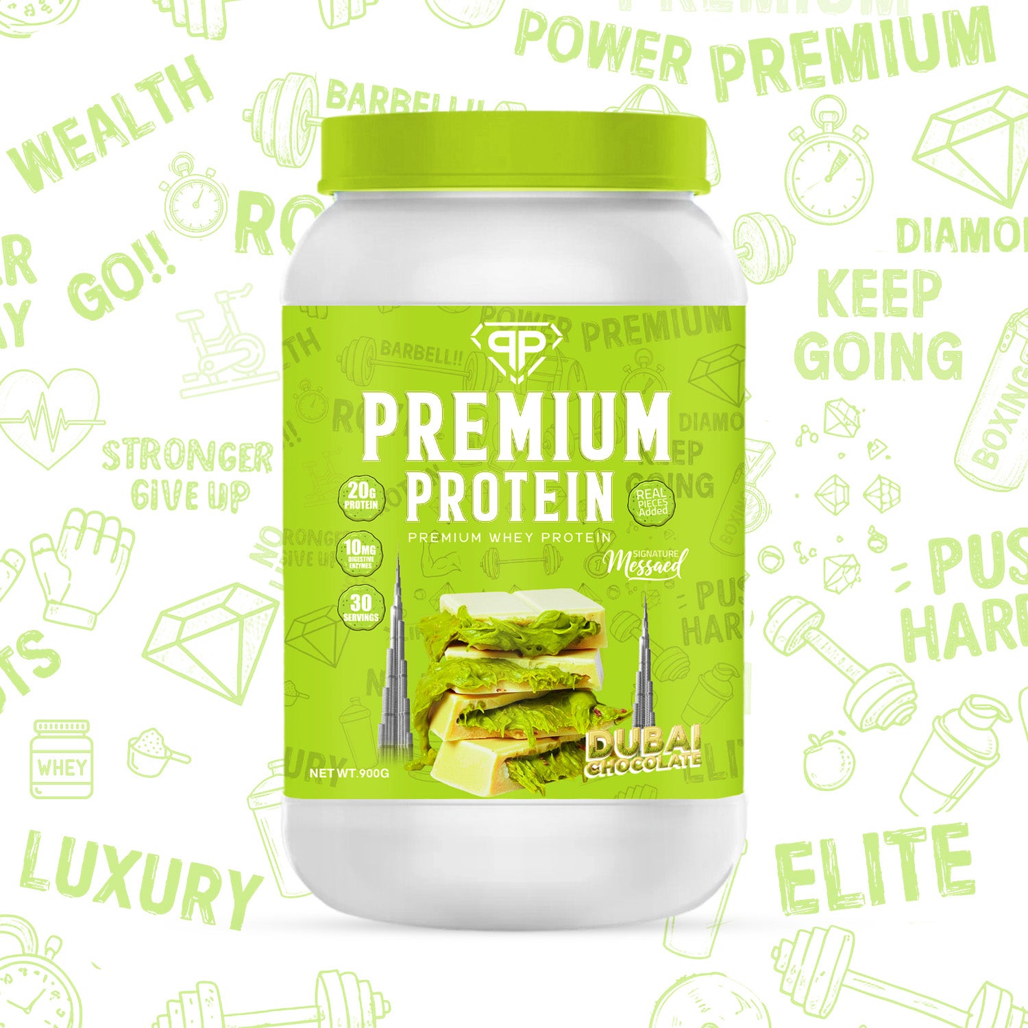 Premium Protein – Dubai Chocolate