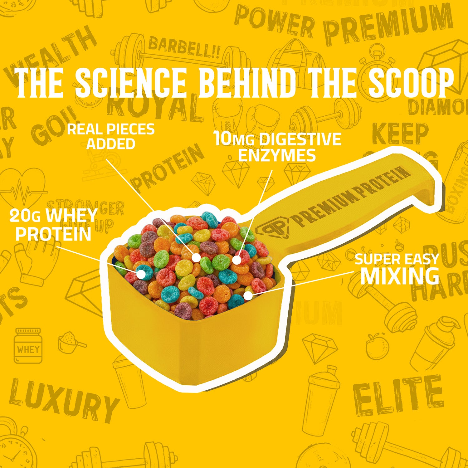 Premium Protein – Fruit Pebbles